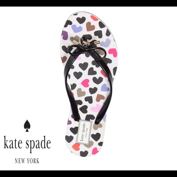 kate spade Shoes - NWT KATE SPADE Heart Nova Flip Flops